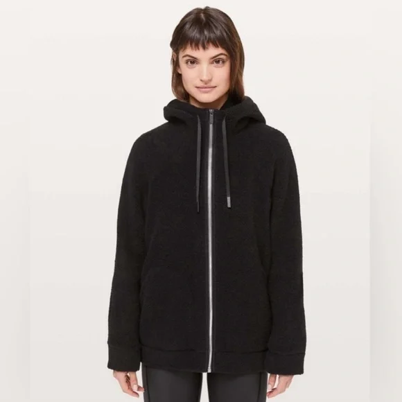 Lululemon So Sherpa Hooded Fleece Jacket - Picture 1 of 7